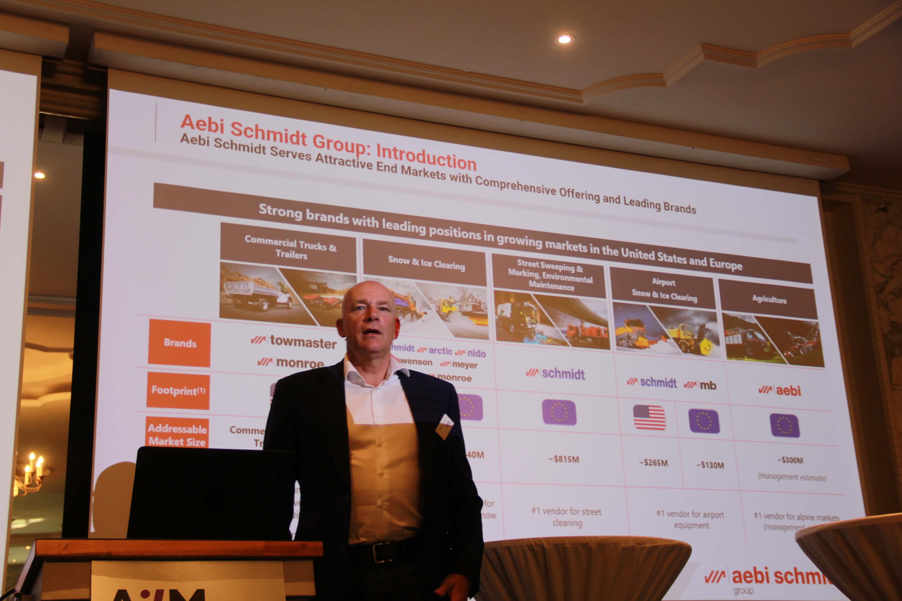 Barend Fruithof, CEO Aebi Schmidt Holding AG