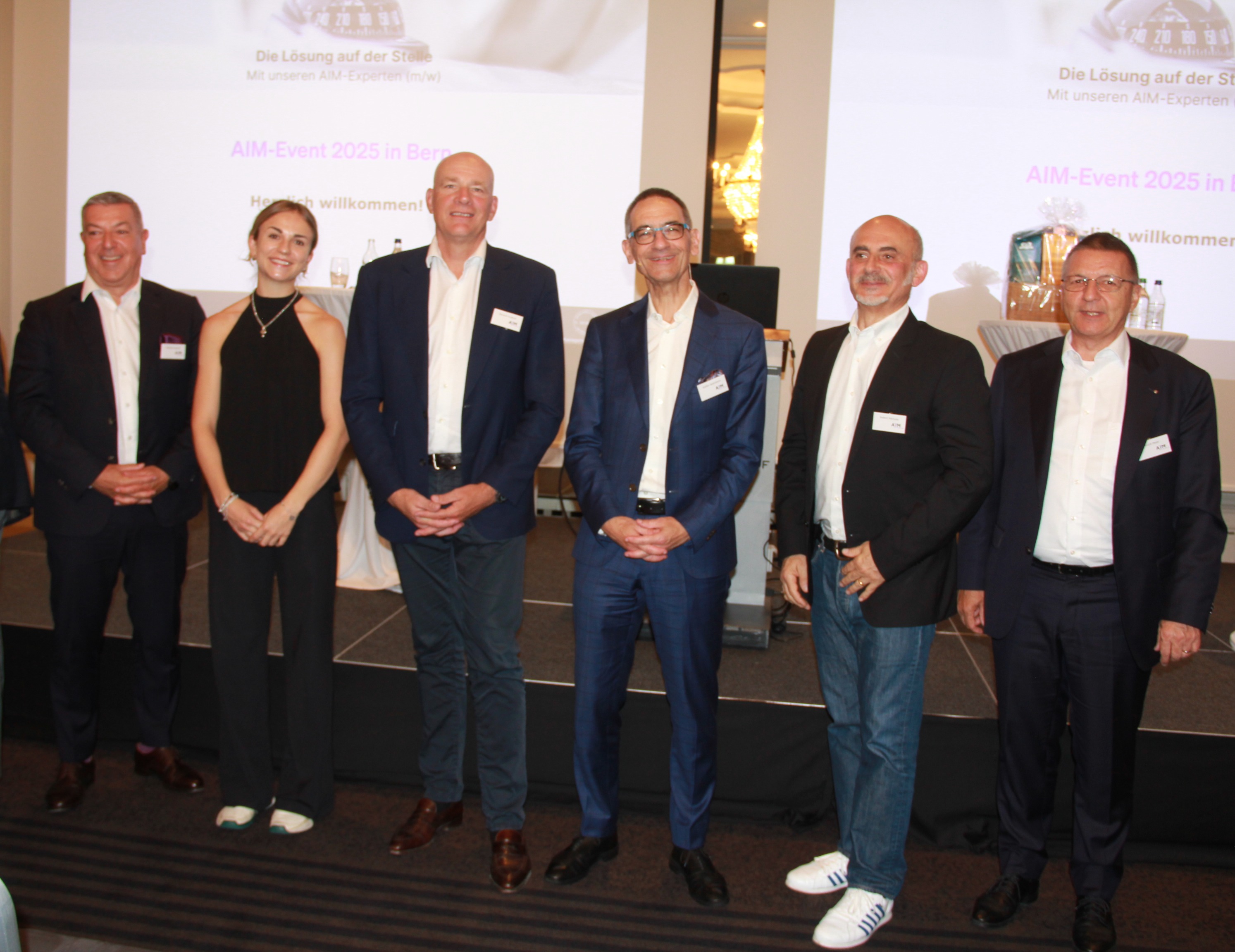 Markus Lüscher, Giulia Senn, Barend Fruithof, Stefan Holenstein, Roberto Martullo und André Meier